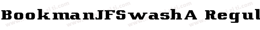 BookmanJFSwashA Regular字体转换